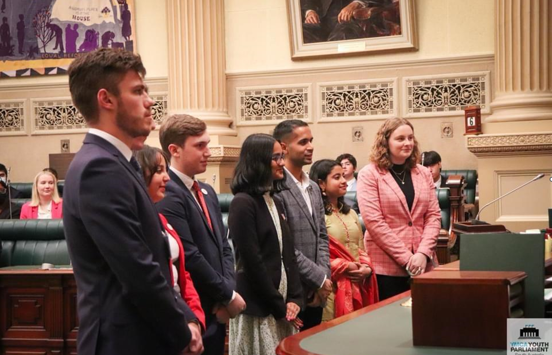 Image: Youth Parliament leaders take their oath at the Opening Ceremony (YMCA SA Youth Parliament Media & Communications)
